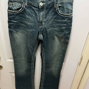INC International Concepts Men's Dark Blue Slim Jeans